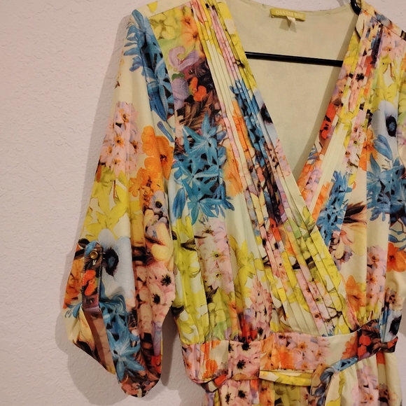 Gianni Bini Floral Erynn Romper - Picture 2 of 10